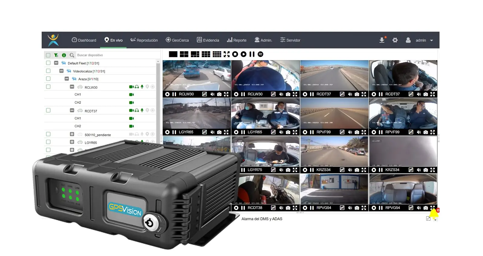 GPS con cámara de video para empresas que necesitan control total de su operación