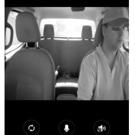 Vision interna de vehiculo